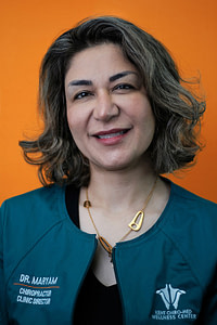 The Team 1 Dr Maryam Hassanzadeh portrait Kent Chiro Med Wellness Clinic